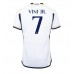 Real Madrid Vinicius Junior #7 Kopio Koti Pelipaita 2023-24 Lyhyet Hihat